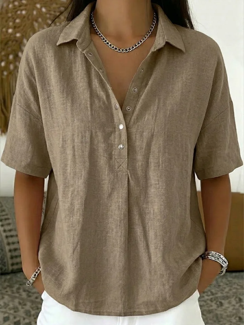 Hélène™ | Collared Blouse