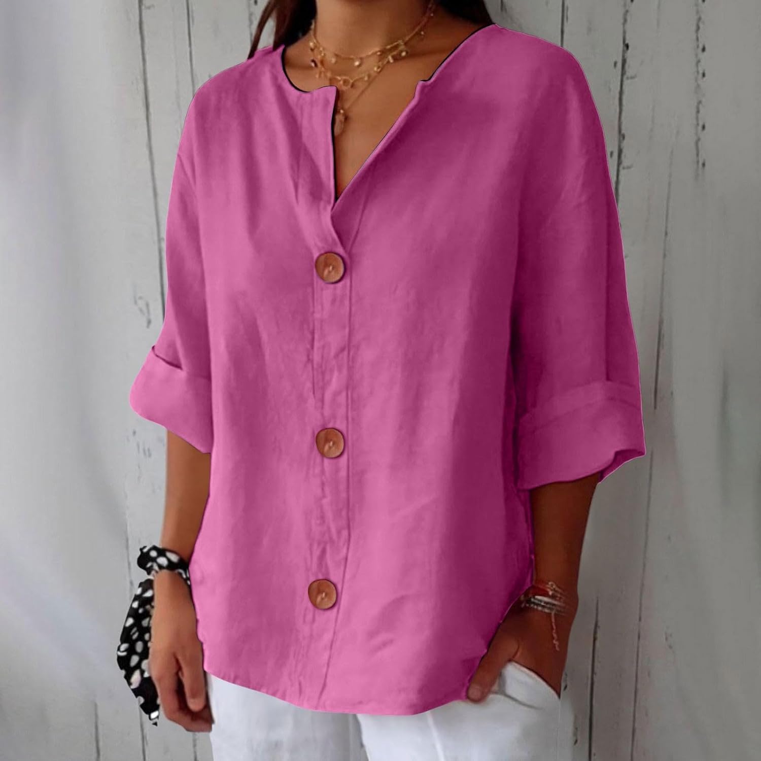 Nina™ | Graceful Drape Blouse