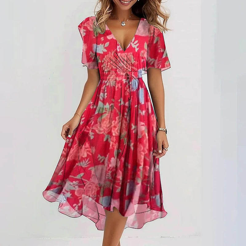 Manelly | Stylish Casual Midi Dress