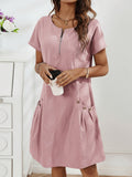 Rudina | Stylish Casual Zipper Dress