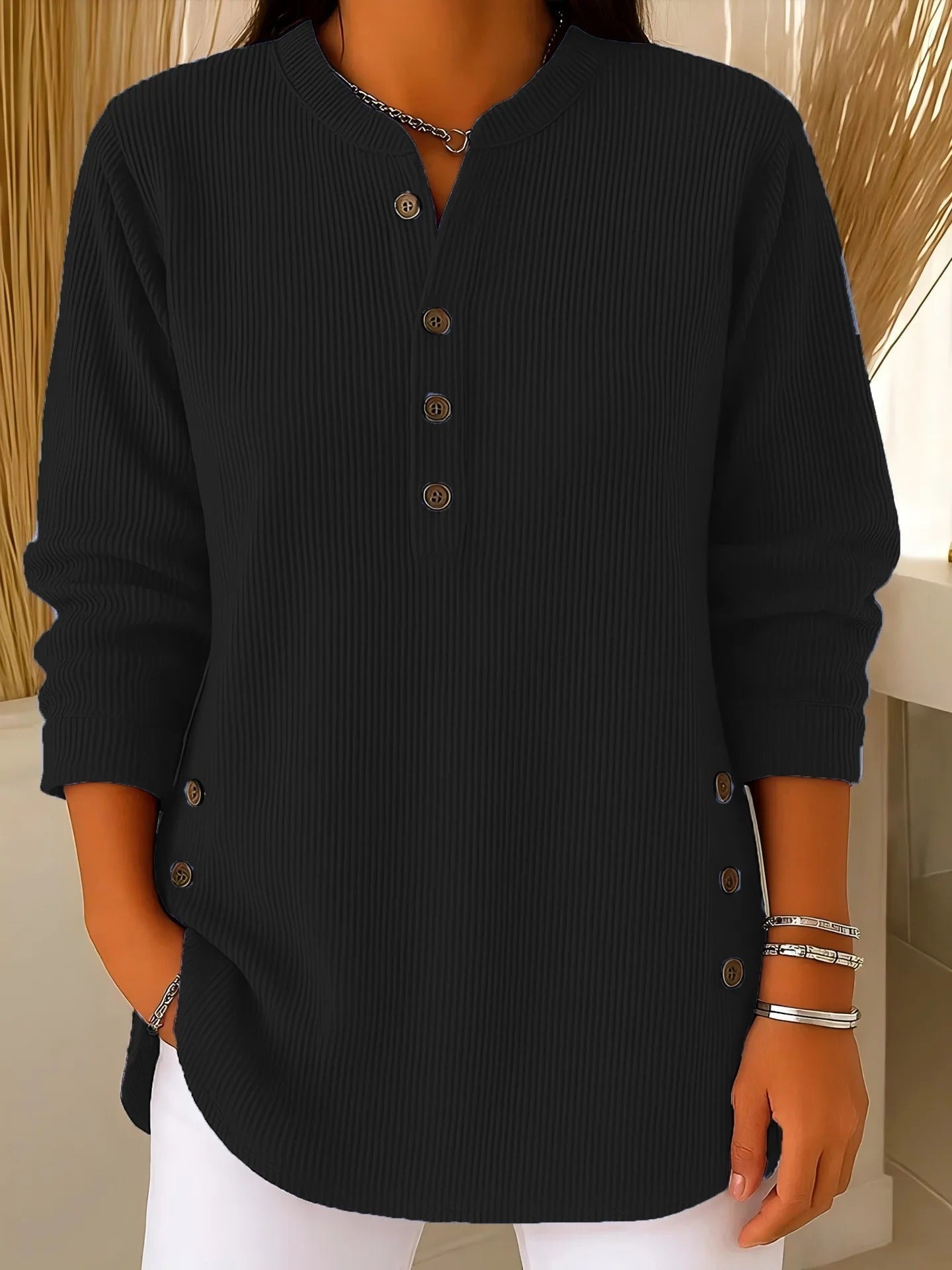 Gemma - Long-Sleeved Knit Jumper