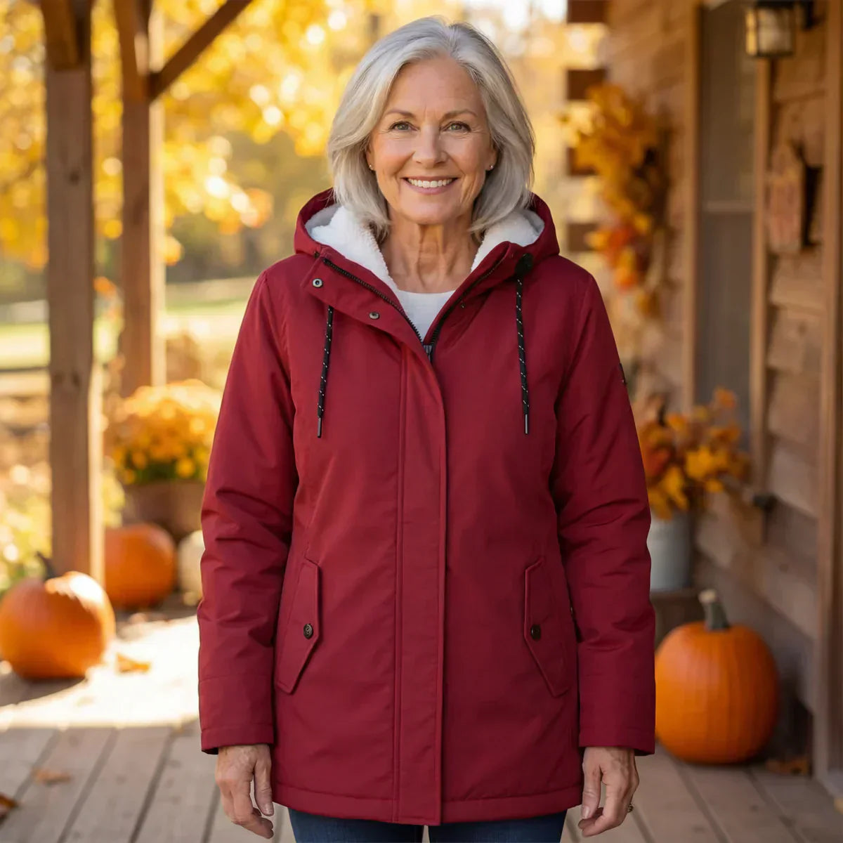 Amina | Hooded Everyday Winter Coat