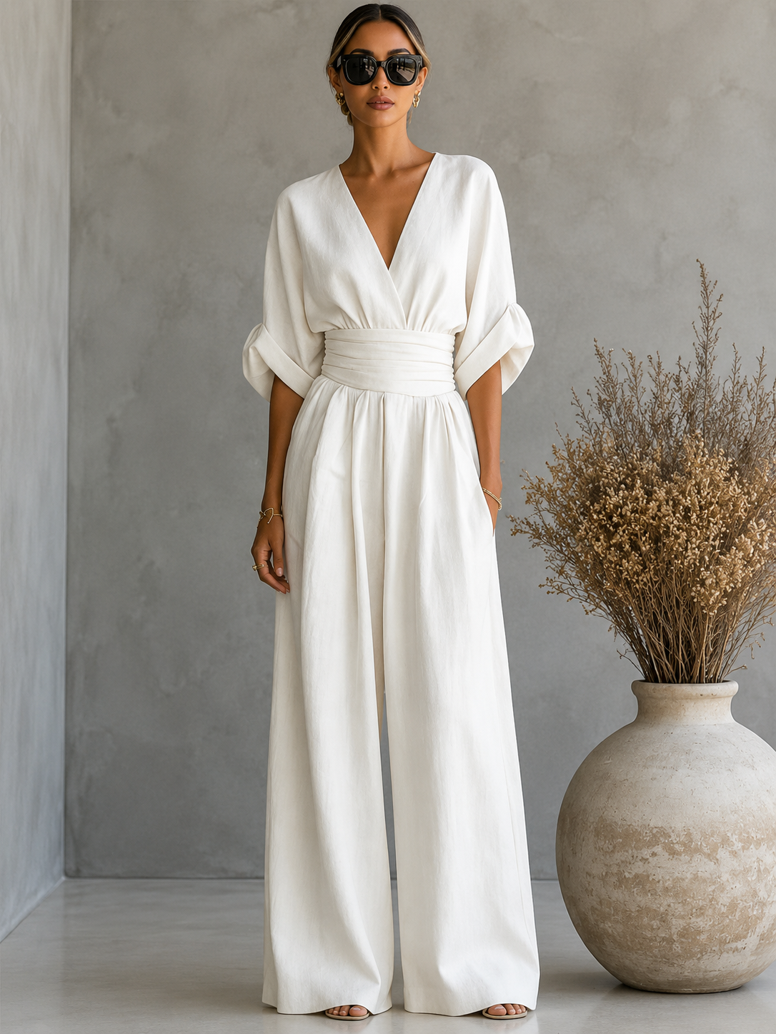 Elira Luxe Tummy Concealing Jumpsuit